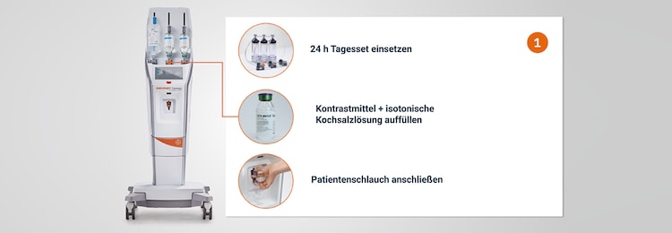 Centargo Injector Injection MEDRAD® Centargo CT‑Injector: Effizienz & Sicherheit | S P A C E
