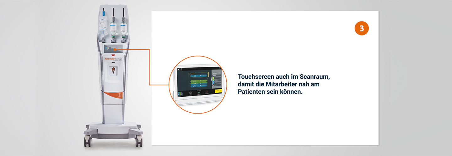 Centargo Injector Injection MEDRAD® Centargo CT‑Injector: Effizienz & Sicherheit | S P A C E