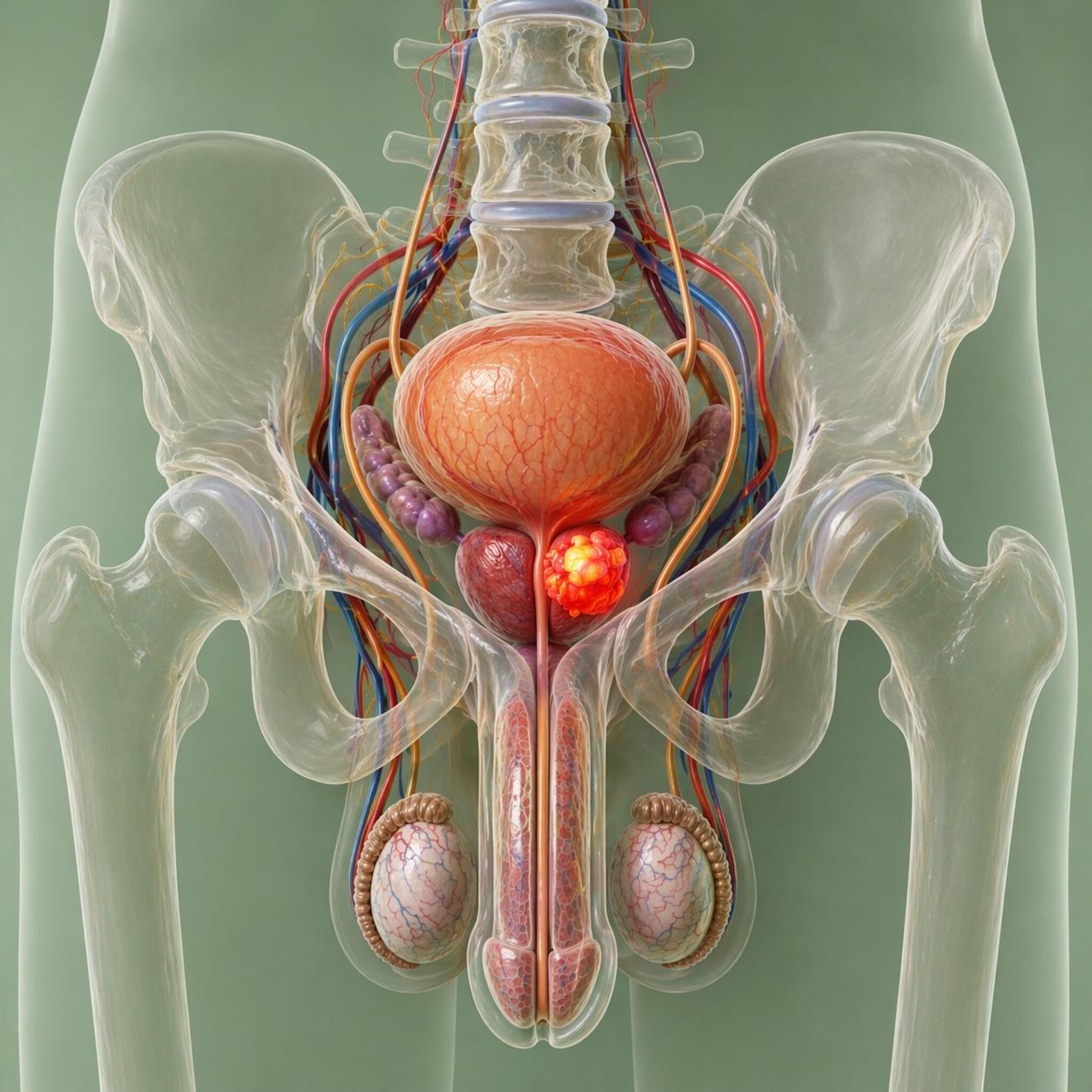 3D Darstellung eines Prostatakarzinoms