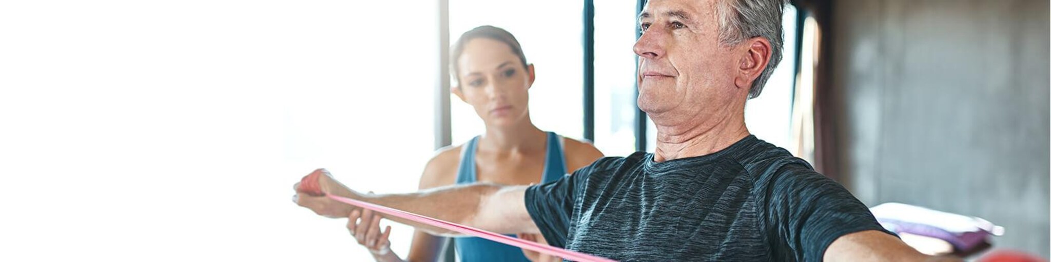 Training mit Physiotherapeutin
