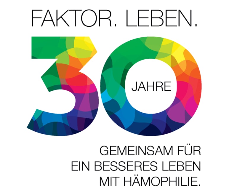 Faktor.Leben. - 30 Jahre gemeinsam für ein besseres Leben mit Hämophilie